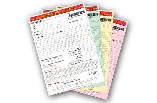 Bulk Forms. Many Perforation & Numbering Options available.